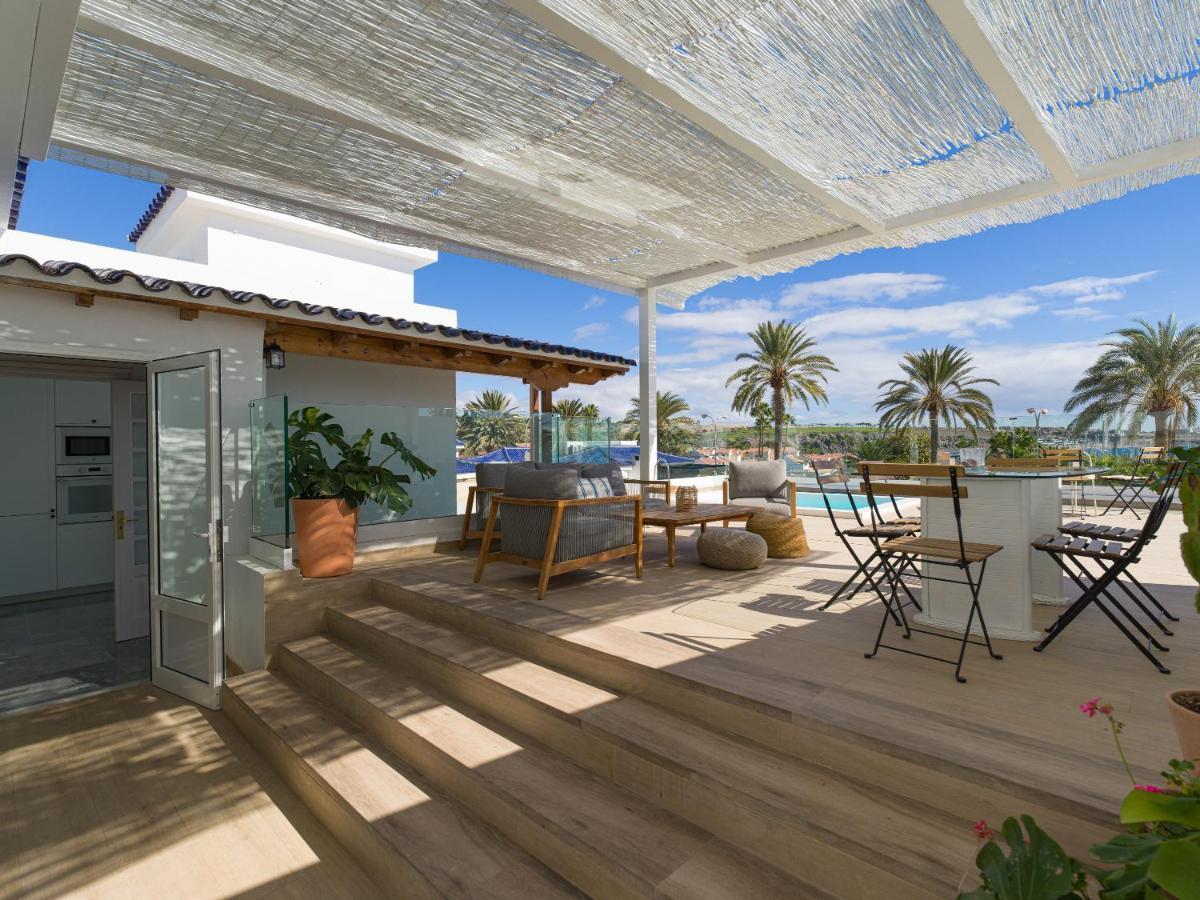 Pasitoblanco Porto Mare 45 Seaview Villa Private Heated Pool Pasito Blanco Exterior foto
