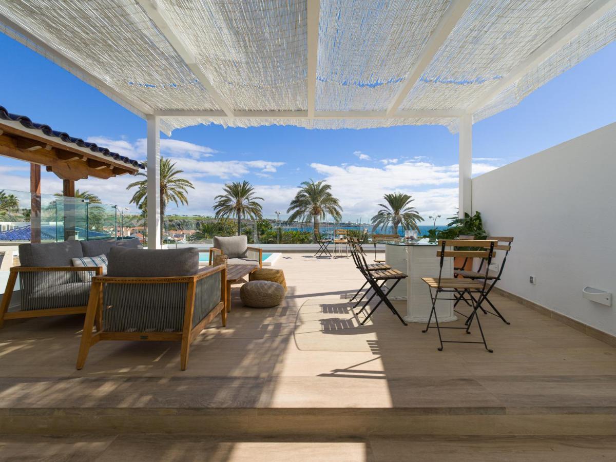 Pasitoblanco Porto Mare 45 Seaview Villa Private Heated Pool Pasito Blanco Exterior foto